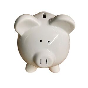 White Piggy Bank
